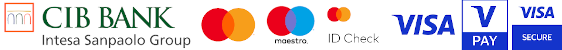 CIB Bank, Mastercard, Maestro, Mastercard Identity Check, Visa, V Pay, Visa Secure